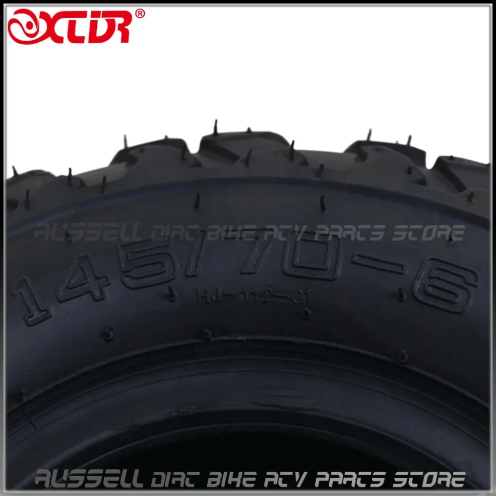 145/70-6 "جودة 6 بوصة الجبهة الخلفية إطارات دون أنابيب الإطارات ل 50cc 70 90 110cc 125cc الاطفال دراجة رباعية عربات التي تجرها الدواب ATV عربات التي تجرها الدواب #2
