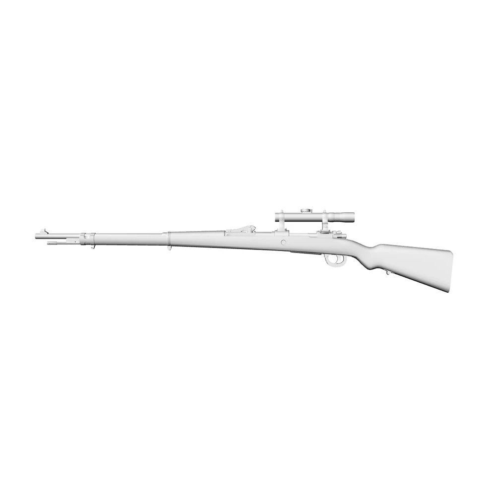 

SSMODEL SSG506 1/72 1/35 1/48 GermanMauser G98 Модель снайперской винтовки Реплика Военная фигурка Аксессуар