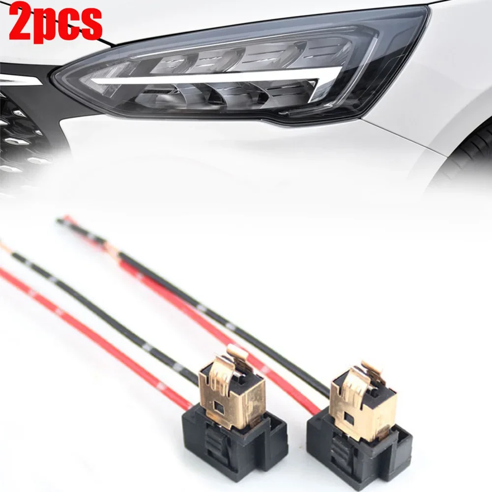 

2pcs H1 H3 Auto Socket Extension Wiring Harness Connector LED Headlight Adapter Light Socket Harness Lamp Socket Connector Wire