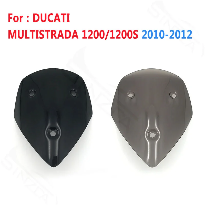 For DUCATI MULTISTRADA MTS1200 MTS1200S ENDURO 2010 2011 2012 Windshield Sport Windscreen Wind Deflectors