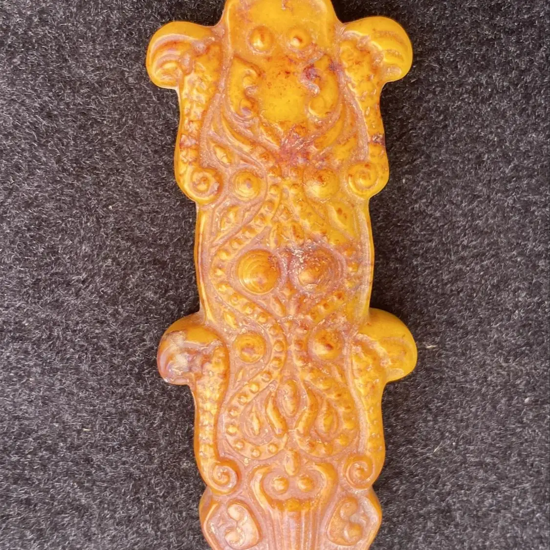 1pcs/lot Han Dynasty ancient jade old gold toad handle braided rope as a pendant collected ornaments Ethnic style ornament jade