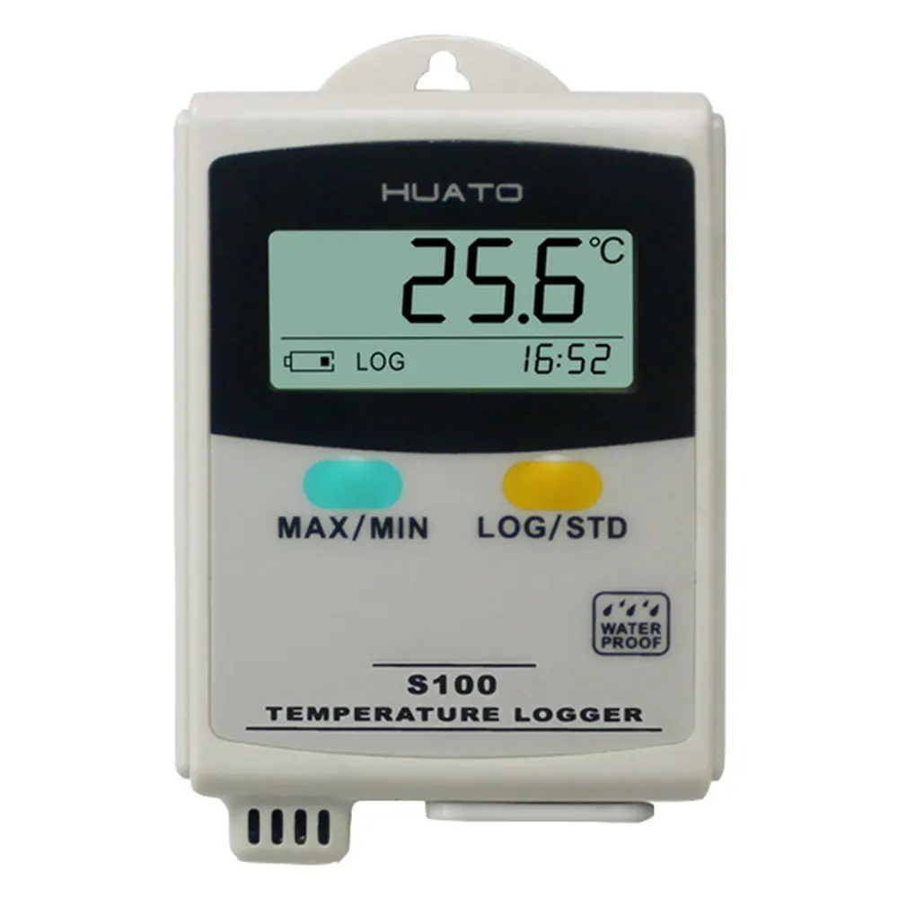 

S100-TH+ 0.3C Accuracy Digital Data Logger Temperature Humidity Recorder for Use in Cold-chain Transportation HVAC Refrigerator