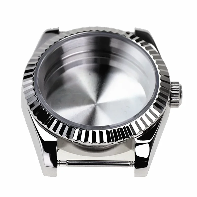 Stile Oyster Datejust di alta qualità con cassa dell\'orologio resistente all\'acqua in cristallo zaffiro per movimento meccanico automatico Nh35 Nh36