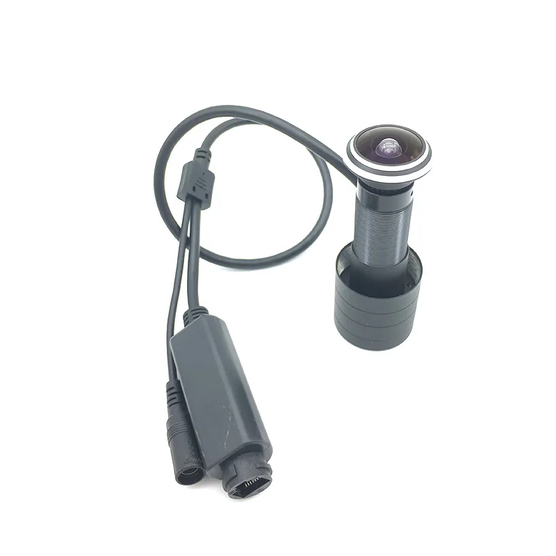 XMEYE Video 3MP HD H.265  P2P 1.66mm 1.78mm 180degree FishEye Lens CCTV Security Peephole Door Eye POE Door Peephole Camera