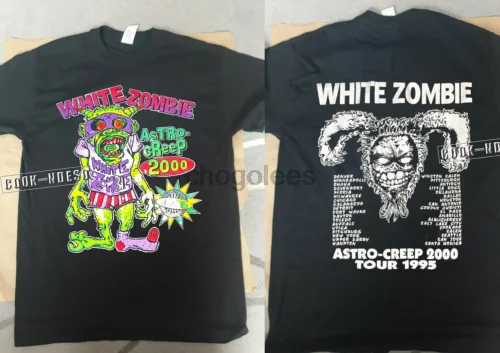 WHITE ZOMBIE VTG Shirt 90 Tour 1995 Astro Creep Cities Rob Band Tee