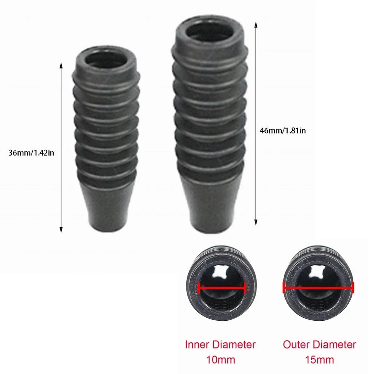4pcs Dust-Proof Shock Absorber Cover Absorption Guards for 1/8 RC Racing Car Spare Parts