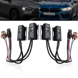 2pcs T20 7443 W21/5W 50W 6ohm Car Heat Sink LED Front Turn Signal OCB Load Resistor Adapter Anti Hyper Flash Error Canceler