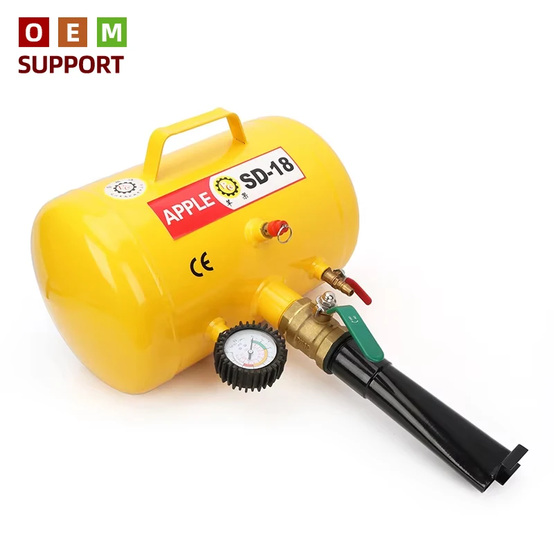 Large Vehicle Car Vacuum Tire Inflator & Sealer with Quick Inflation High-Pressure Yellow