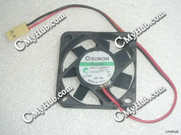 For SUNON KDE1204PFV1 11.MS.A.GN ME40101V1-000U-A99 DC12V 1.1W/1.08W 40X40X10mm 2Pin 2Wire Cooling Fan