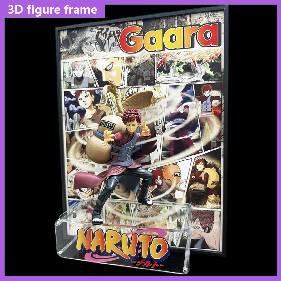 

Узумаки Наруто Гаара 3D аниме фигурка живопись 3D настенная живопись спальня детская комната подвесная картина декоративная картина