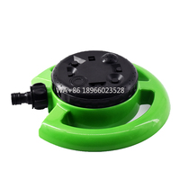 Degree Garden Lawn Sprinkler High Quality Dial Plastic Portable Garden Water Sprinkler 8 Pattern Adjustable 360