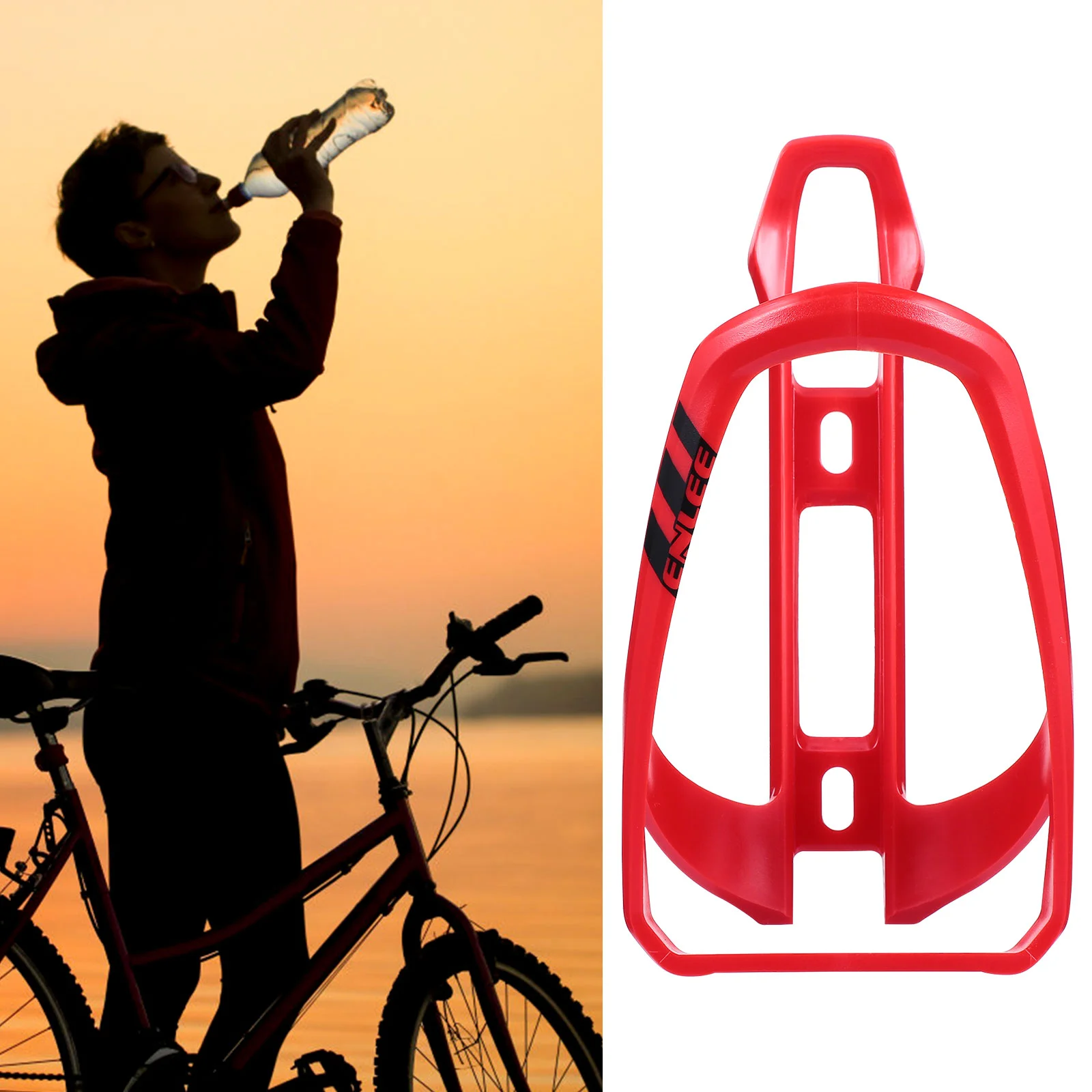 Bicycle Bottle Cage Simple Water Cup Holder Satnd Plastic Bottles Stroller Wagon Stand Bike Accessories Kettle Frame