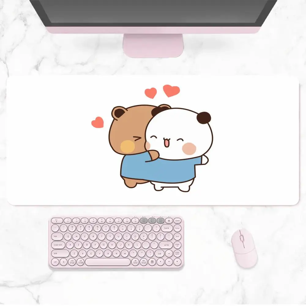 Kawyi B-bubu Dudu Mouse Pad Rubber Large Mousepad Game Table Keyboard Pad Rubber Carpet Notebook Mousepad