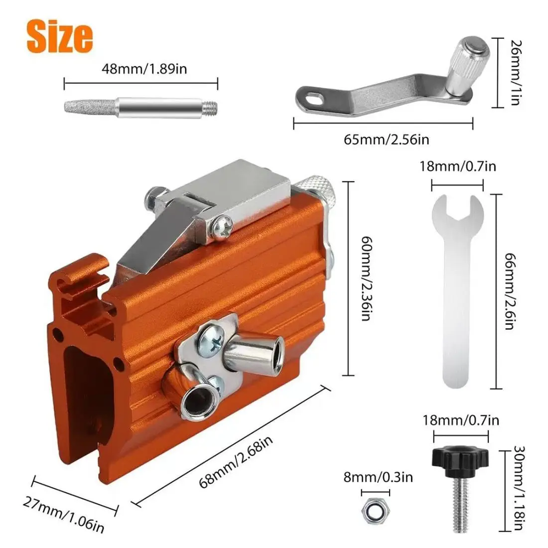 Portable Chain Saw Sharpener Sharpener For Fast Accurate Edge Restoration With Advanced Guided