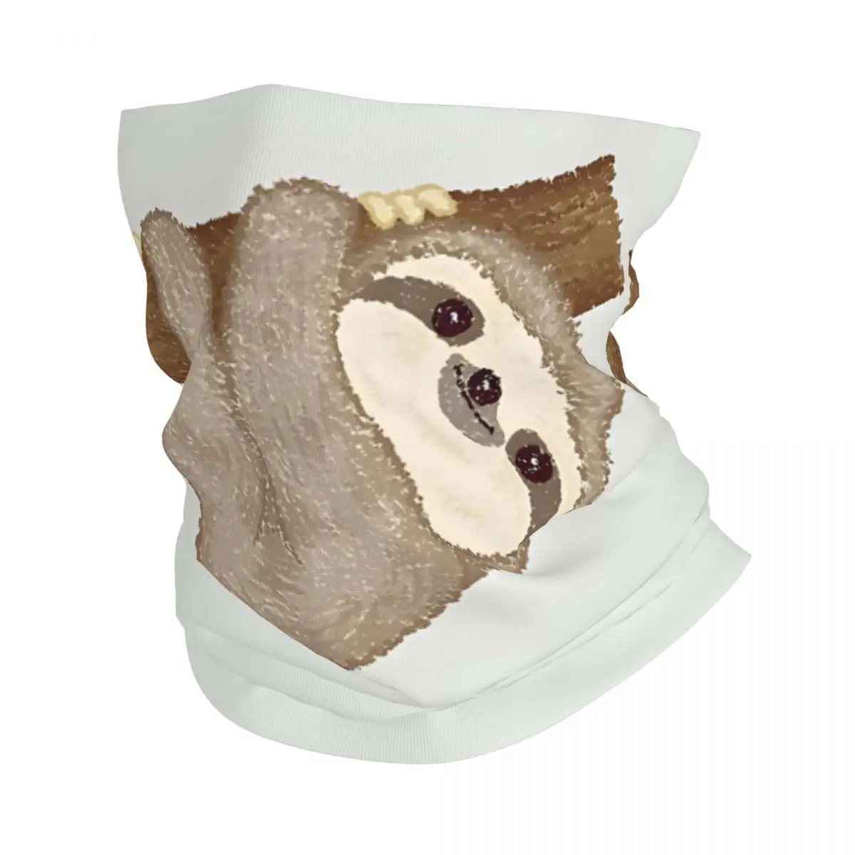 Sloth On The Tree Headband Neck Warmer Men Ski Running Tube Scarf Medical Nurse Face Bandana Gaiter