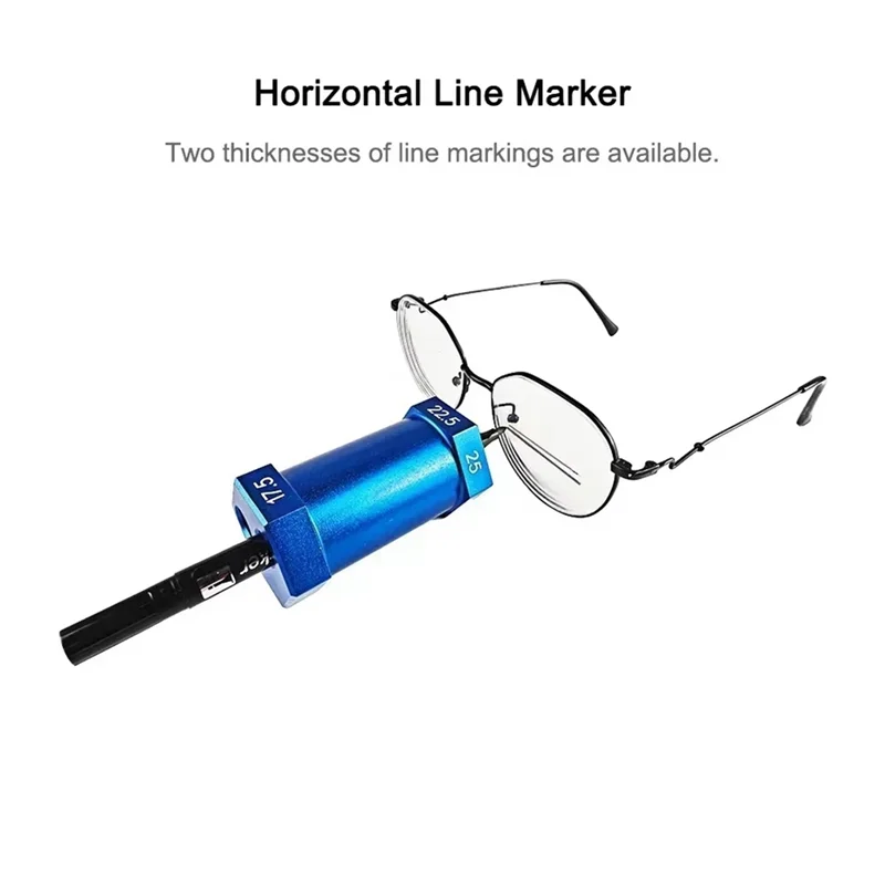 GTBL Liner Template Scriber Lens Parallel Line Alignment Scriber Eyeglasses Horizontal Vertical Line Measure Construction Marker