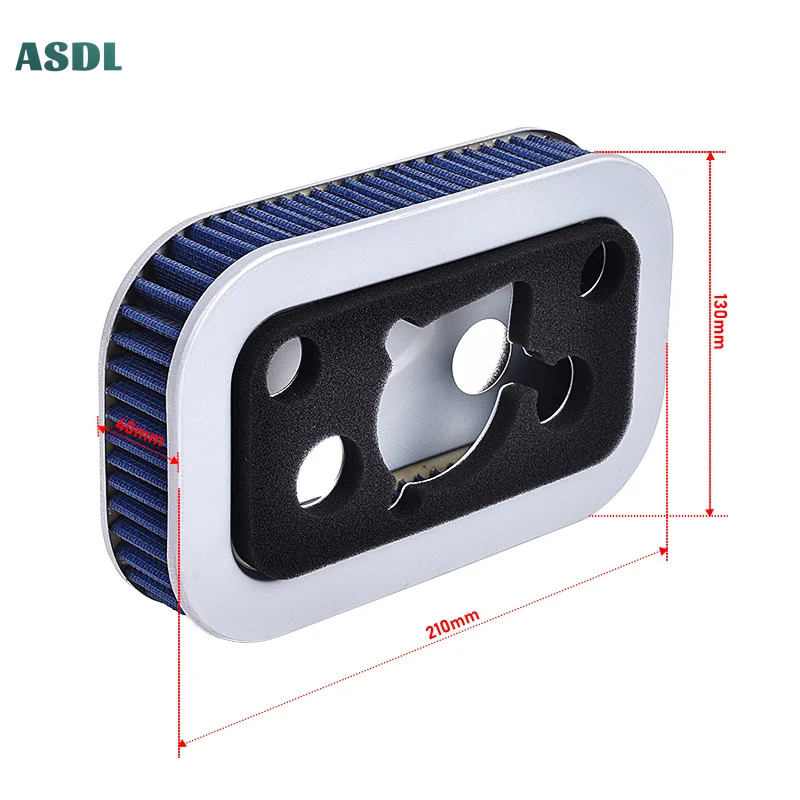 For Harle/y Sportster 1200 883 XLH1200 XL1200C XL1200S XLH883 1388 Motorcycle High Flow Air Intake Filter Cleaner Element Fit