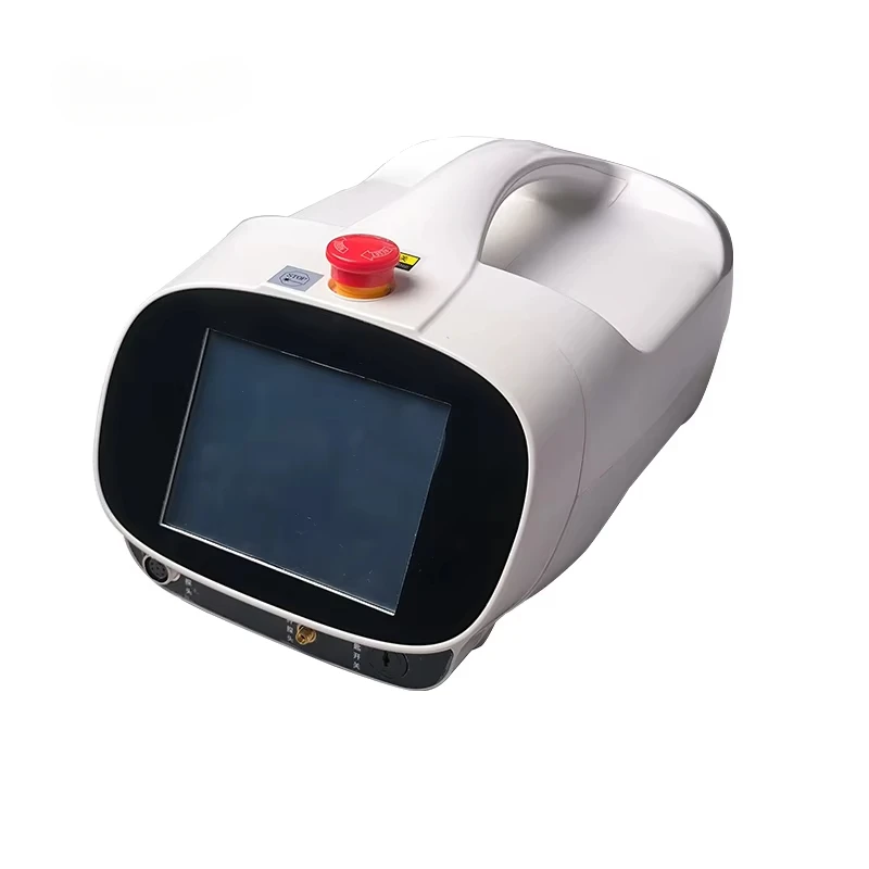 Portable handheld Class IV laser therapy device with two probes