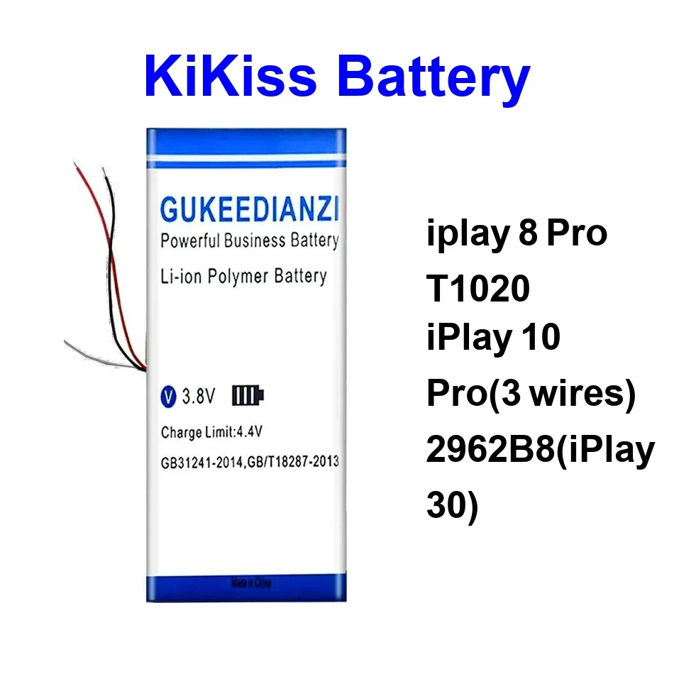 

Аккумулятор для ноутбука с быстрой зарядкой 2962B8 (iPlay 30) T1020 5100-9600 мАч для Alldocube Cube U78 8 Iplay 8 10 30 40 Pro