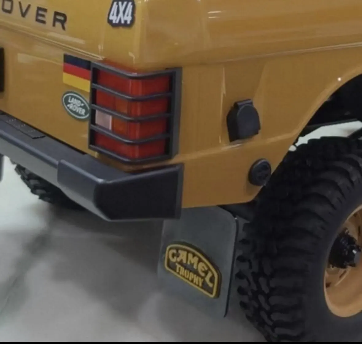 

Защитные брызговики Camel Trophy 1/10 Fms в ретро-стиле, модифицированные внешние аксессуары для Range Rover 4X4, детали для декорации внедорожников