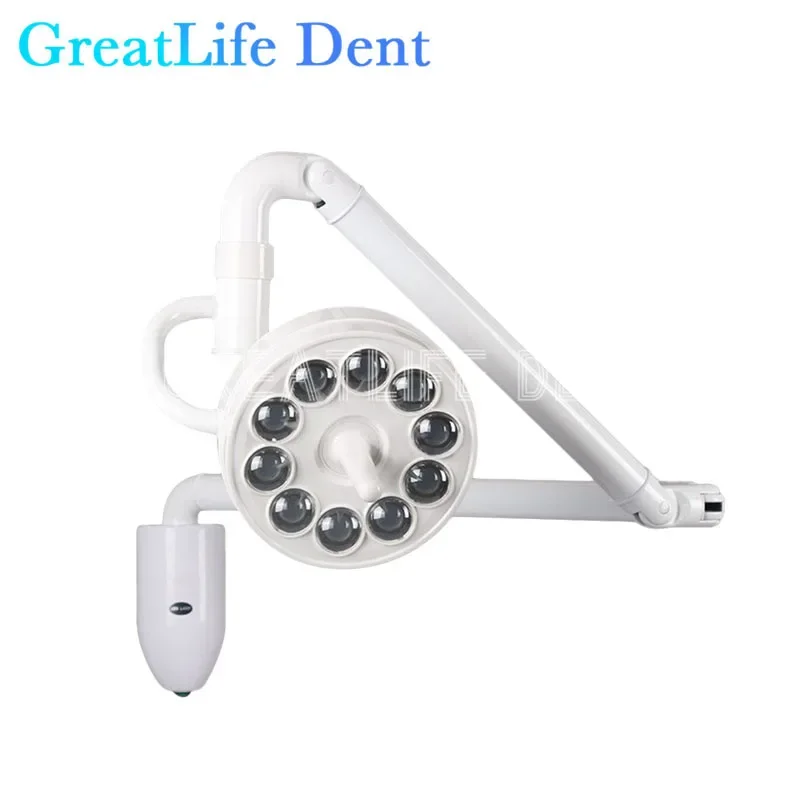 GreatLife Dent 30w 10Leds Cold Light Wall Hanging Medical Examination Shadowless Wall Mount Dental Operation Surgical Light Lamp