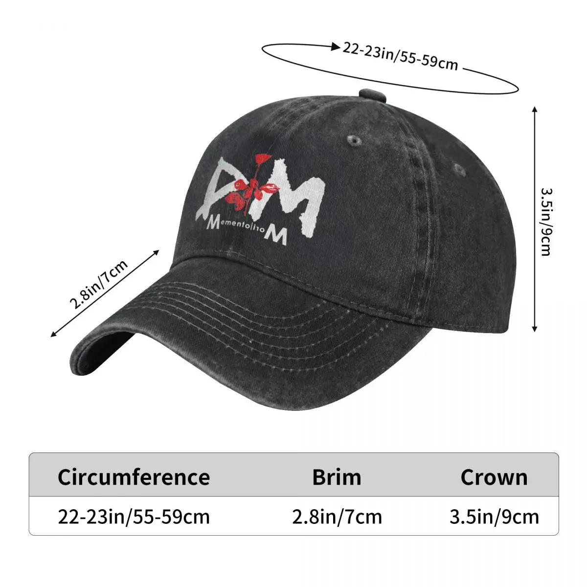 D-Depeche M-Moded Baseball Cap Popular Band y2k Retro Unisex Men Trucker Hat Sun protection Tennis Skate Baseball Caps Gift