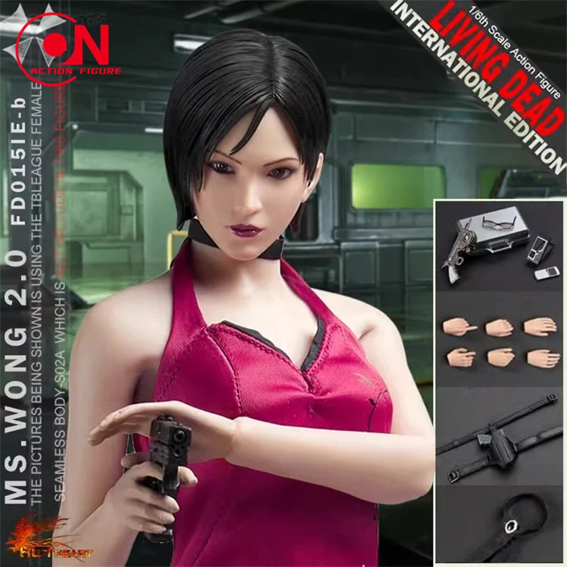 2024 Q4 Hot Heart FD015IE 1/6 Bilancia Ada Wong 2.0 Action Figure 12 ''Femmina Soldato Figurine Modello Set Completo Giocattolo Da Collezione