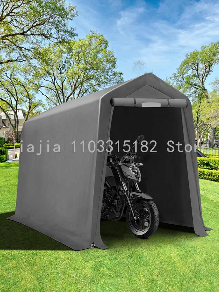 HOMFUL-Outdoor Folding Motocicleta Abrigo, Garagem Tent, Shed Armazenamento, Motocicleta Tampa