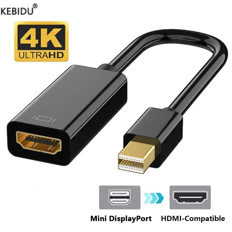 

Адаптер Mini DisplayPort-HDMI, совместимый с MacBook, 4K, 2K, 1080P