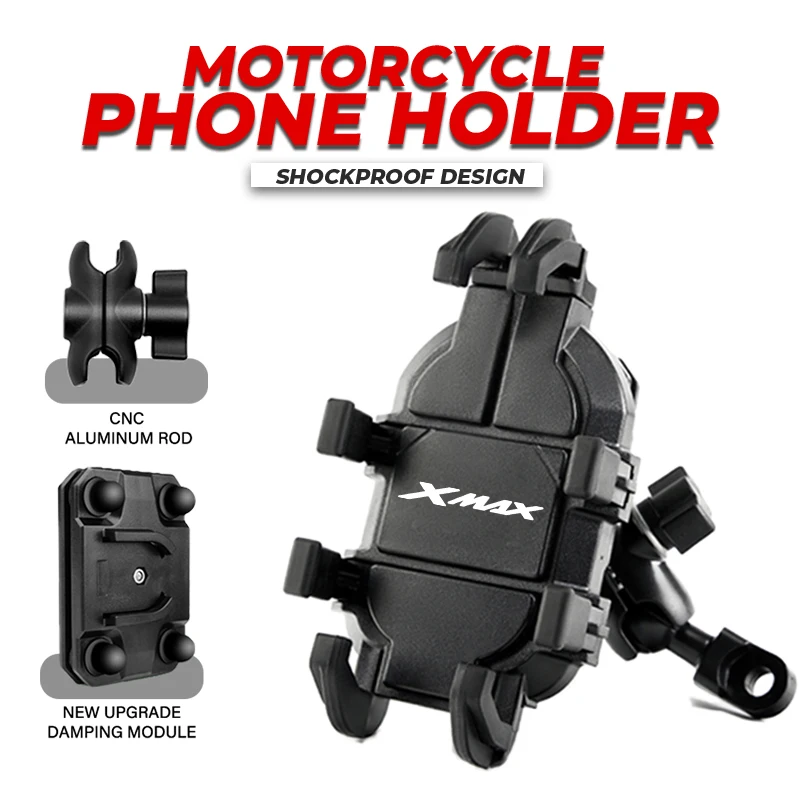 

Mobile Phone Holder GPS Stand Bracket Motorcycle Accessories For NMAX 125 150 155 2015-2019 XMAX nmax vmax tmax Accessories
