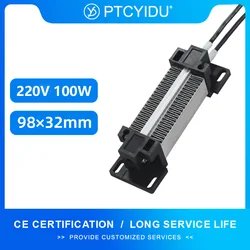 220V 100W Insulated PTC ceramic air heater Electric heater AC DC 54A1 98x32x26mm