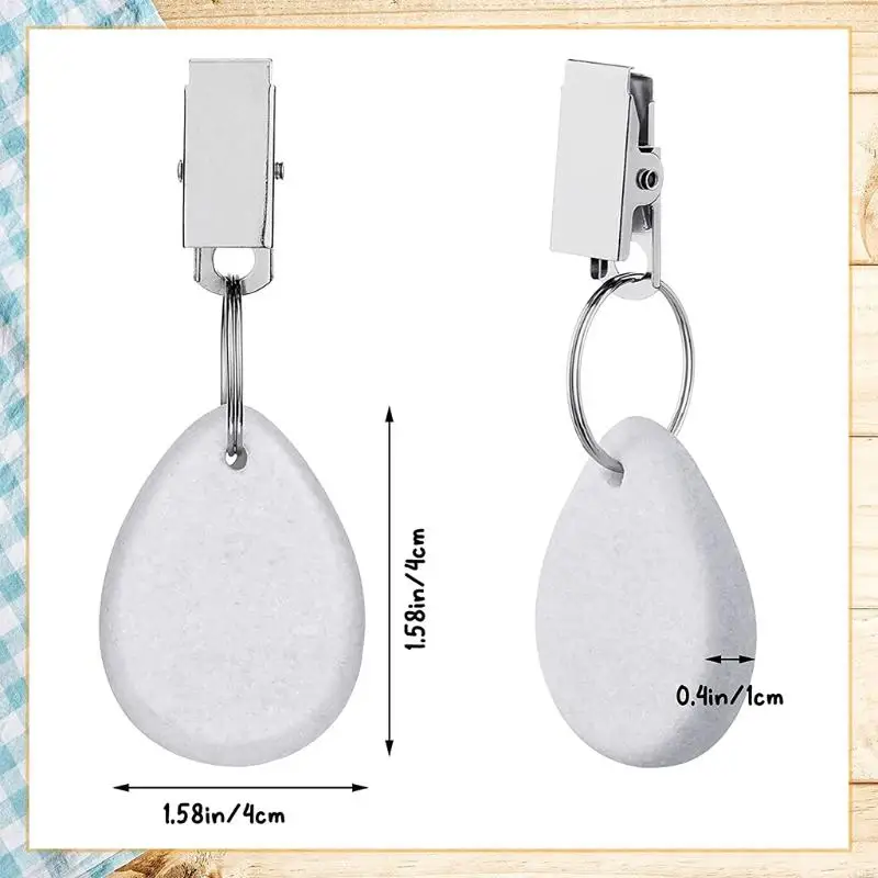 45be 4 PCs Metallhalter CliptarDrop Form Tabelle Abdeckung Tischdecke Familienessen Freien Hochzeitsfeier Picknick Home