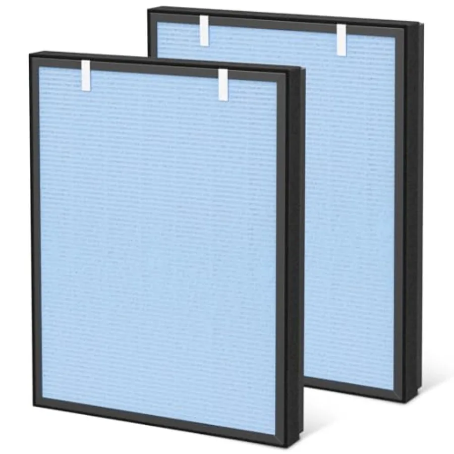 

2 Pack HSP002 Replacement Filter Compatible with HATHASPACE HSP002 Smart Air Purifiers, 4-in-1 HEPA and Activated Carbon Filter