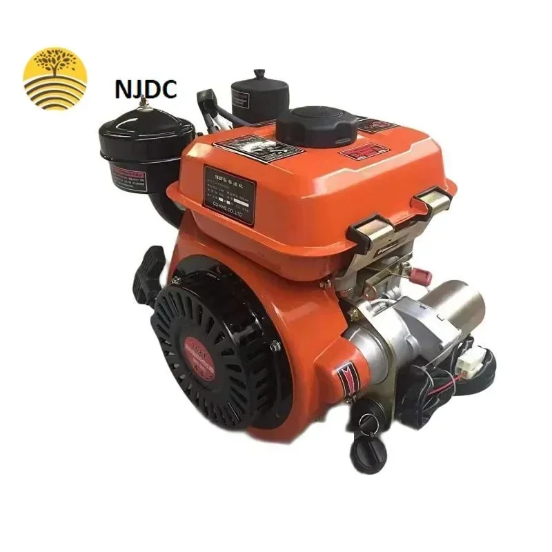 168F Air-cooled Diesel Engine Single-cylinder 4 Horsepower Small Diesel Engine Water Pump Boat Power Threshing Machine Power