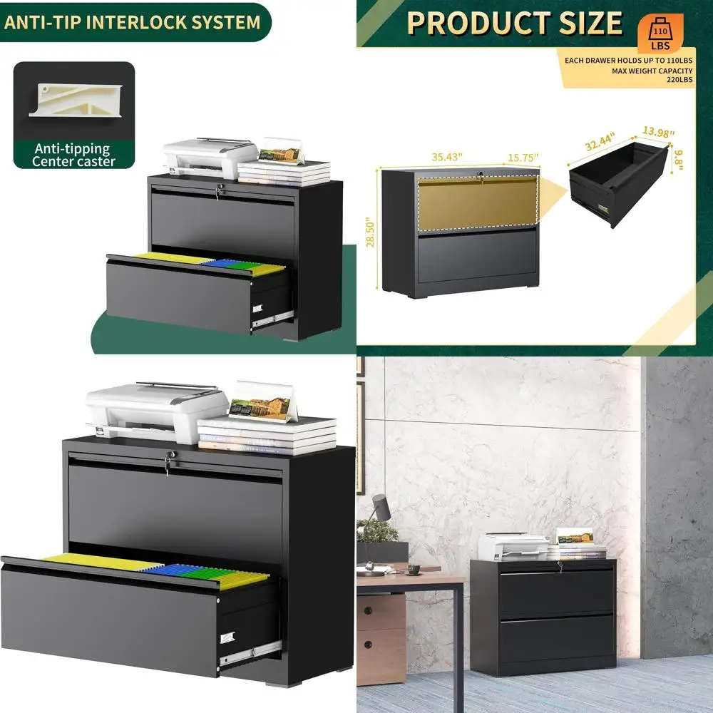 

Металлический шкаф для документов с замком, для дома или офиса, из прочной стали, для файлов форматов Letter/Legal/A4 (требуется сборка)