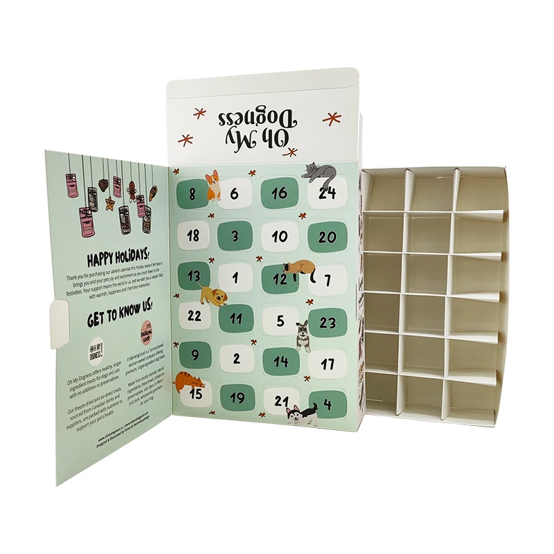 Customized queryCustom Christmas Advent Calendar Empty Advent Calendar Cardboard Box