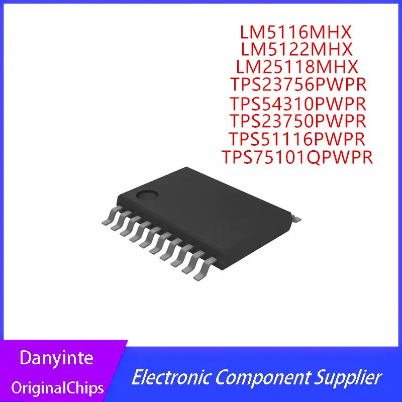 NEW  LM25118MHX LM25118MH LM5116MHX LM5122MHX TPS75101QPWPR TPS23756PWPR TPS54310PWPR TPS23750PWPR TPS51116PWPR TSSOP20 5PCS/LOT