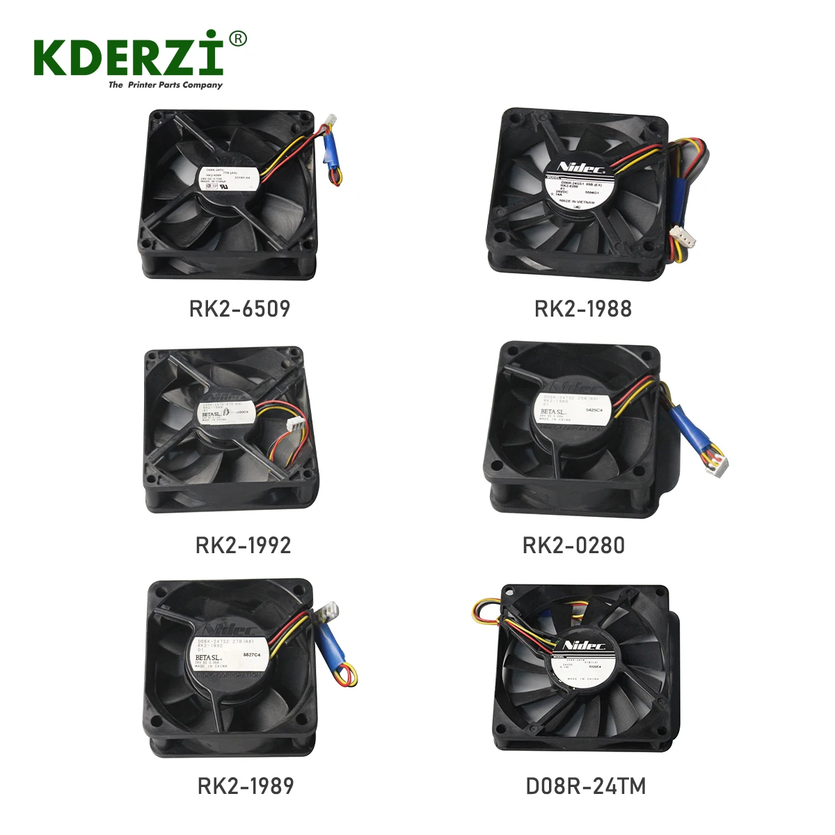 RK2-3244 RK2-1988 مروحة التبريد ل HP ليزر المؤسسة MFPM630dn M630n M630f M630z طابعة RK2-1992 RK2-0280 RK2-1989