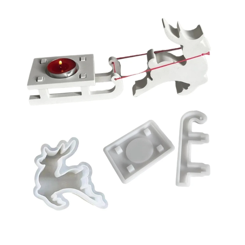 

Lovely Designs Sturdy Silicone Mold for Candle and Soap Crafting Portable for Christmas Handmade Gifts and Ornaments