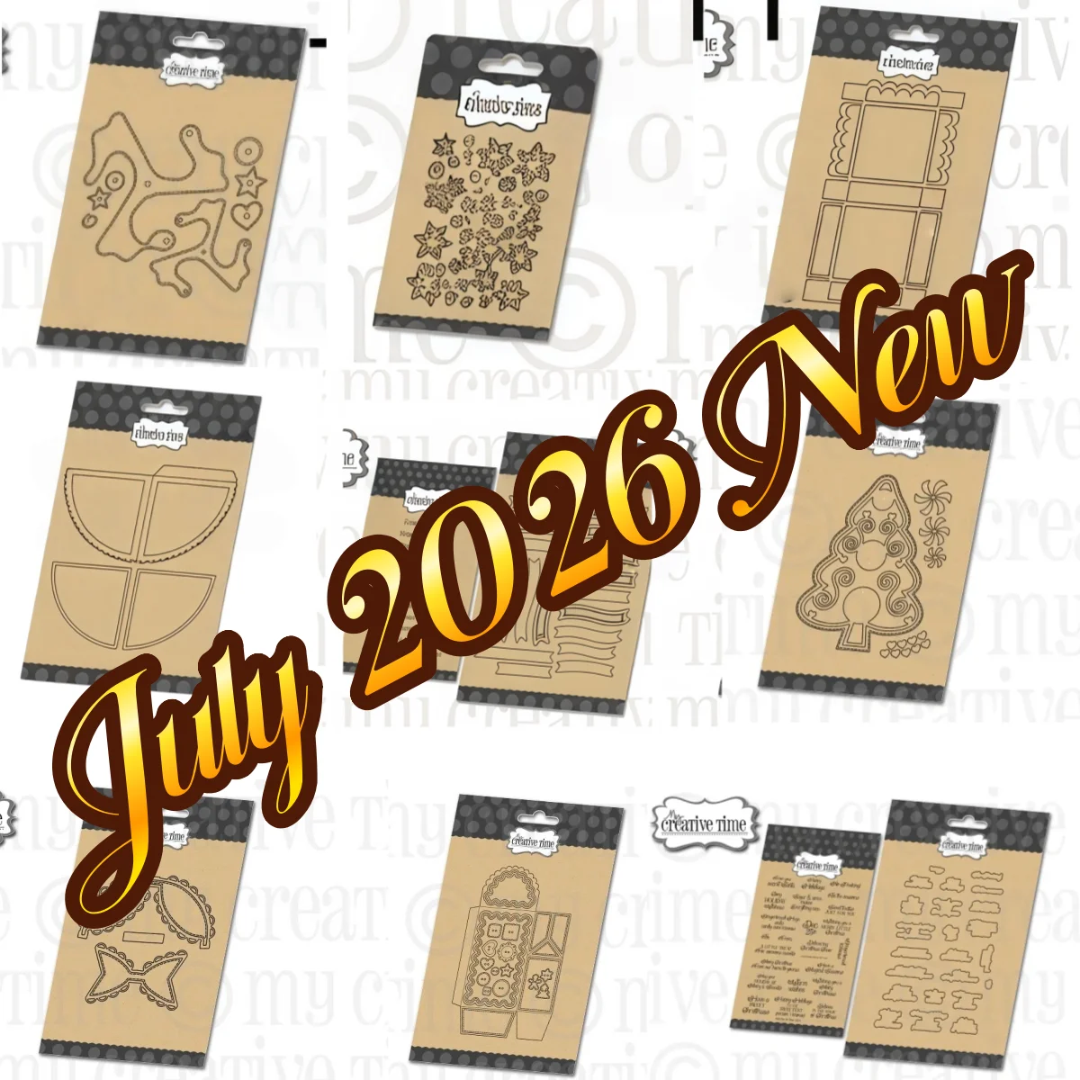 July 2026 New Christmas Ginger Tree Treat Box Metal Cutting Dies Clear Stamps for DIY Making Card Scrapbook Embossed Supplies