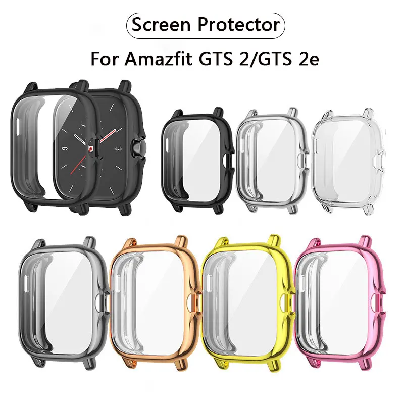 Case For Xiaomi Amazfit GTS 4 GTS3 2 2e 2mini Smart Watch Bumper Frame Protector For Amazfit GTS4 mini GTS 2 2e GTS2 Cover Shell