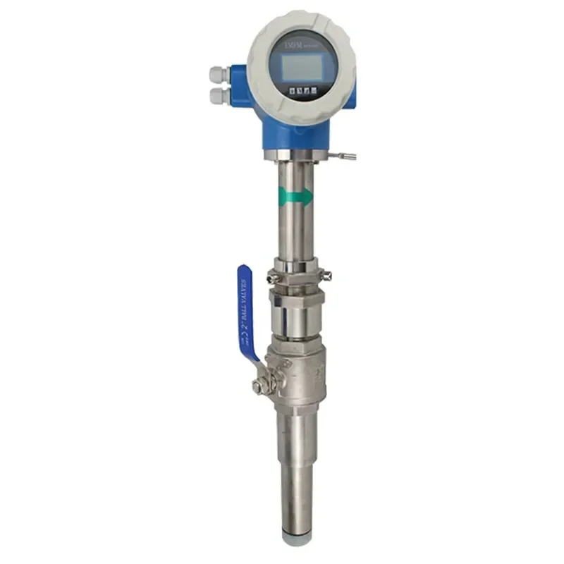 

Magnetic Insertion Flow Meter Electromagnetic Plug In Flowmeter Water For Sale