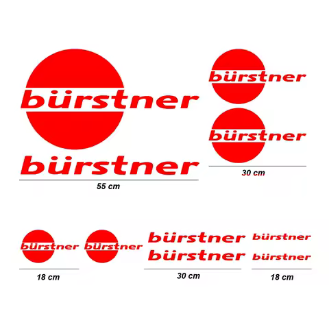 burstner aufkleber Stickers wohnmobil camper wohnwagen caravan Trunk Decal Car Styling