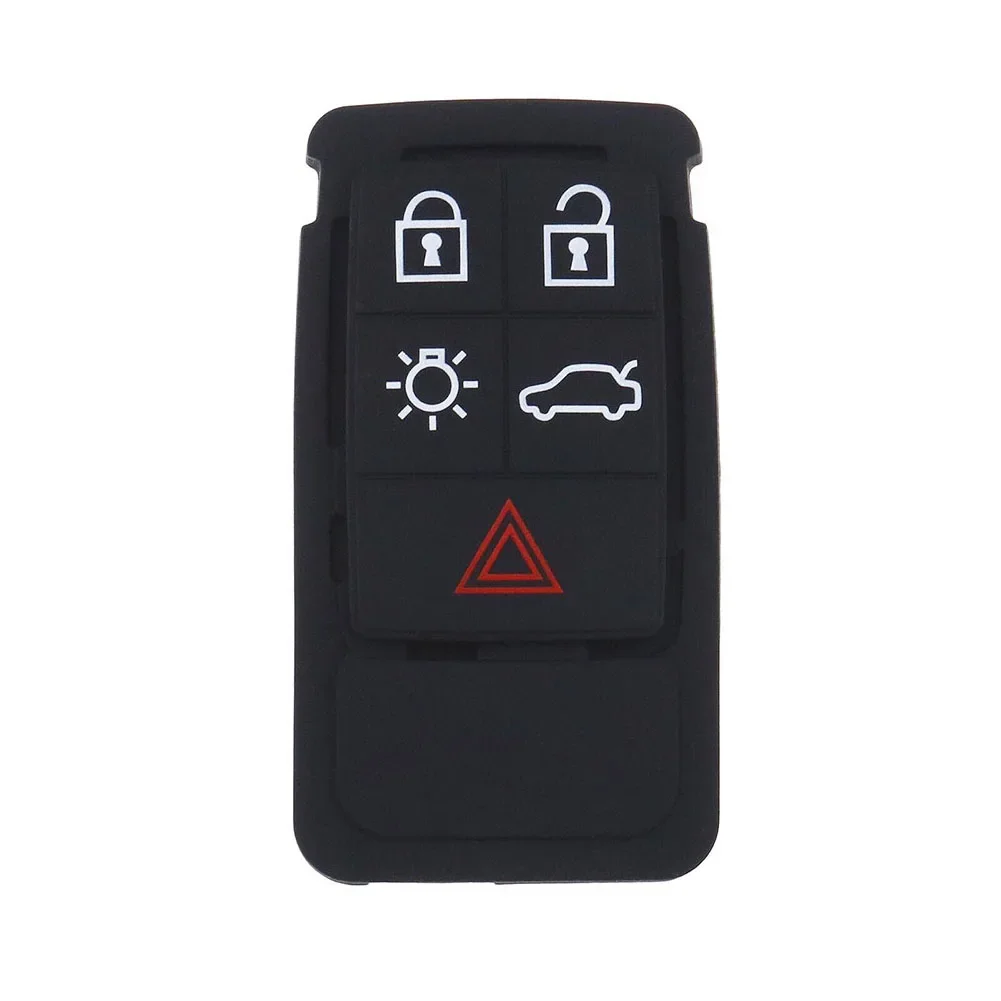 5/6 Button Rubber Remote Car Key Pad Fob Case Mat For Volvo XC60 XC70 V70 S60 S80 Repair Rubber Pads Mat