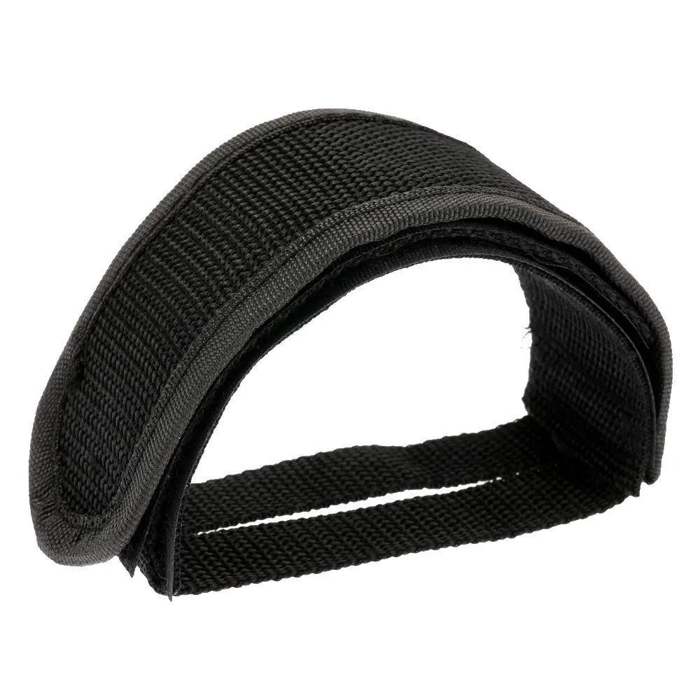 Soldier Fixed Gear Fixie BMX Bike Bicycle Anti-slip Double Adhesive Strap Pedal Toe Clip Strap Belt black