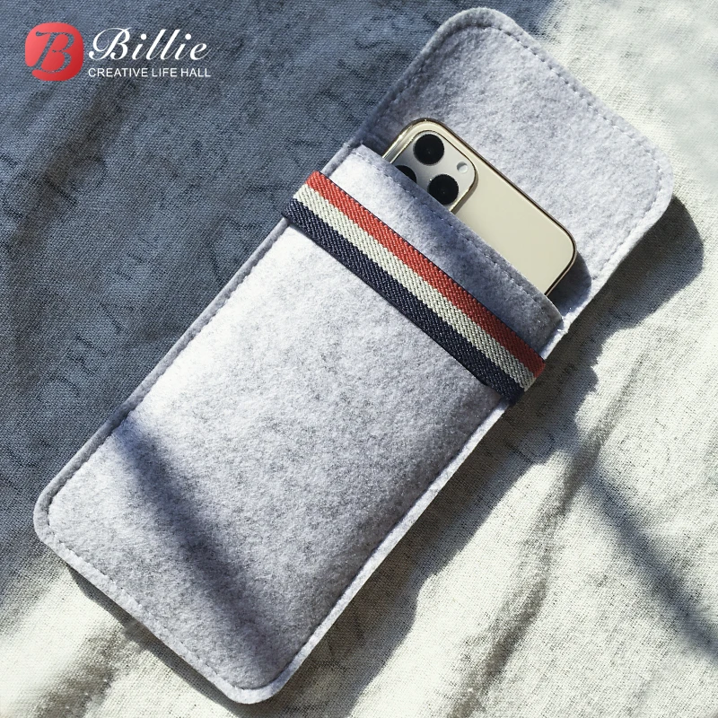 

for iPhone 15Pro Max Case,for Apple Iphone 15 14Plus Ultra-thin Handmade Wool Felt phone Sleeve Cover for iphone 13 Accessories