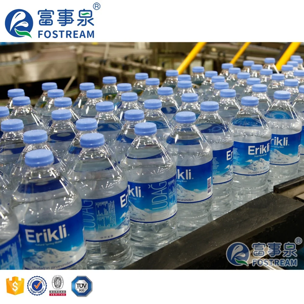 آلة إنتاج المياه لزجاجات PET البلاستيكية الأوتوماتيكية الكاملة 330 مل 500 مل 1000 مل 3 في 1