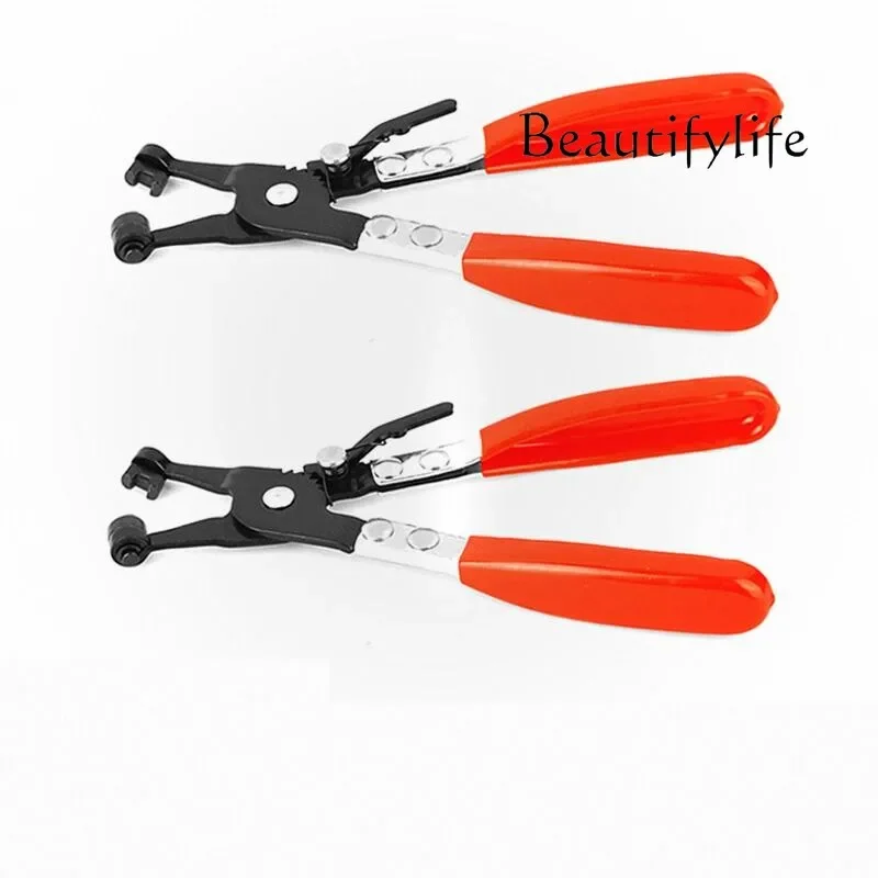 Auto water pipe clamp pliers straight air filter gasoline filter snap pliers