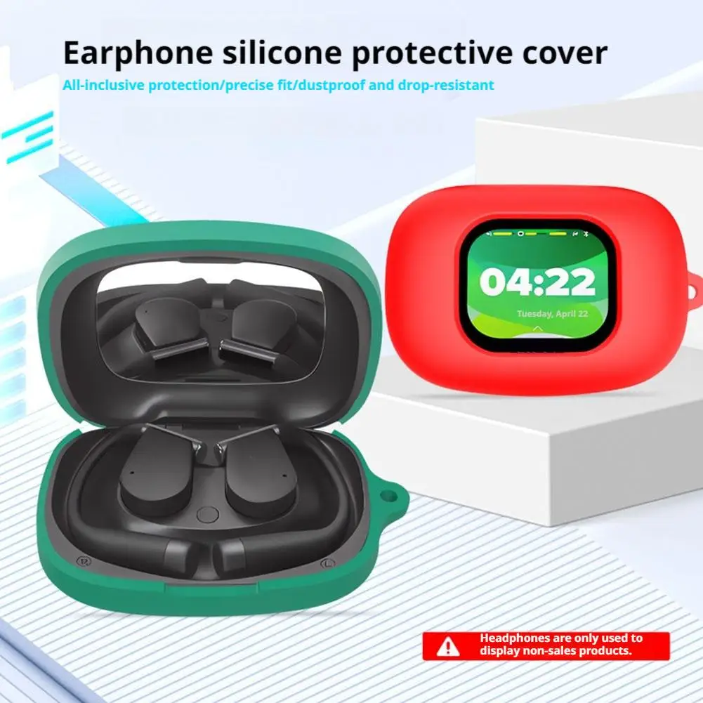 For Sony Cleer ARC 5 Bluetooth Headphone Silicone Protective Cover Shockproof Dustproof Anti-drop Accessories Headphone Cas F1D7