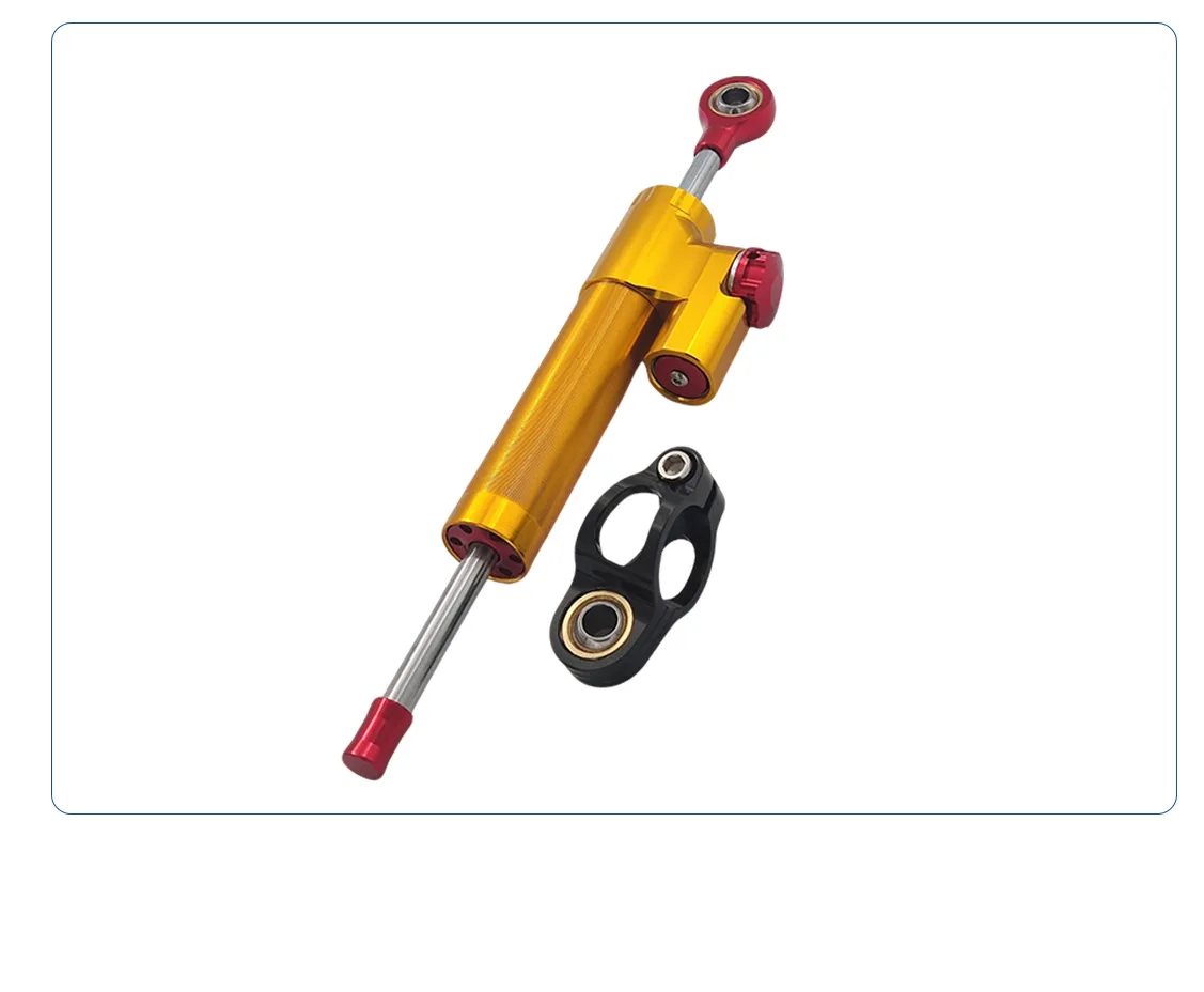 Modificación de motocicleta, regla de titanio de amortiguación Universal, accesorios estabilizadores de barra de equilibrio